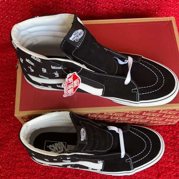 Vans Sk8-Hi Vans Black/True White MENS - Picture 3 of 16